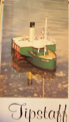 Original Model Boat Plans 2005 Tipstaff Semi Scale Paddle Tug • $12.62