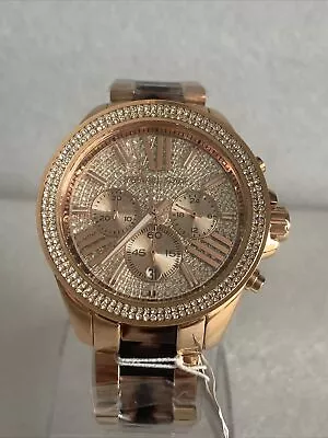 Michael Kors Ladies Wren Rose Gold Watch. MK6159 • £109.99