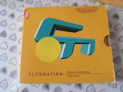 £2 • Buy CLUB NATION -Danny Rampling- Tall Paul -2 CDs-1998