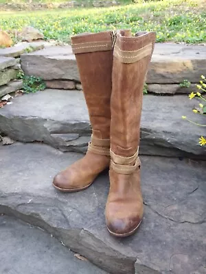 UGG Darcie Distressed Woman's Tall Western Riding Boot Fashion Boot Size 8 • $85