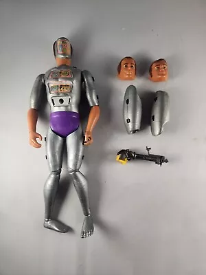 VINTAGE   MASKATRON  SIX MILLION DOLLAR MAN KENNER 1970`s Not Complete  • $65