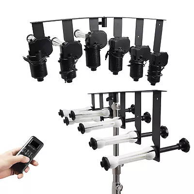 Motorized 6-Roller Backdrop Support System Wall Mount Photo Video W/ Remote • $319