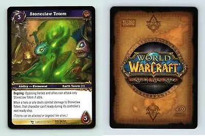 Stoneclaw Totem #100/319 March Of The Legion Common Warcraft 2007 TCG Card • $2.09