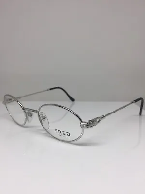 New Vintage FRED Lunettes Ketch Platinum Eyeglasses Force 10 Made In France 47mm • $899.99