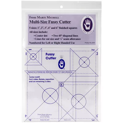 Marti Michell Multisize Fussy Cutter Ruler8297M • $17.34