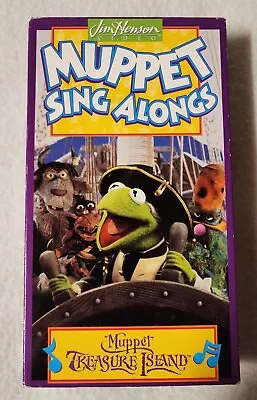 MUPPET SING ALONGS Muppet Treasure Island VHS Video Tape 1996 Jim Henson EUC • $8.95