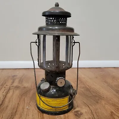 Vintage Armstrong Coleman Lantern 1978 US Military Single Mantle Quadrant Glass • $119.99