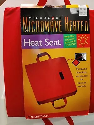 MICROCORE-Red Microwave Heated Seat-Heat Pack • £19.30