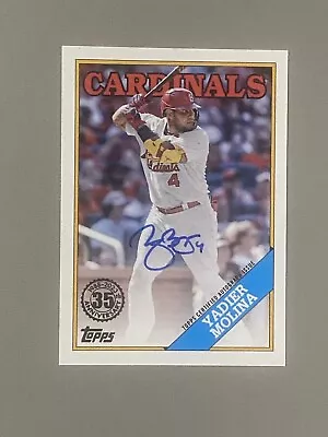 2023 Topps Serie 2 Yadier Molina Auto 1988 35 Anniversary CARDINALS  • $61