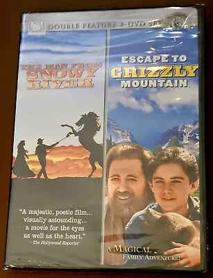 The Man From Snowy River  Escape To Grizzly Mountain -  2 Dvd's  • $9.74