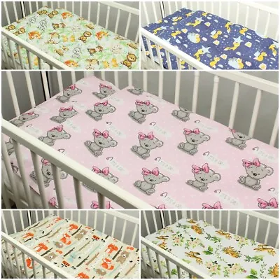 4 Pc  Bedding Set Nursery Baby Cotton Covers +quilt Pillow For Cot 60x120 70x140 • £22.99