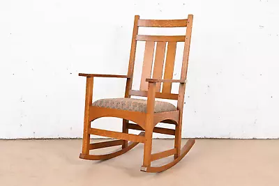 Stickley Harvey Ellis Collection Mission Oak Arts & Crafts Rocking Chair • $1995