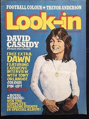 Look In Magazine 10 Nov 1973 #46   David Cassidy   /   Dawn • £8.50