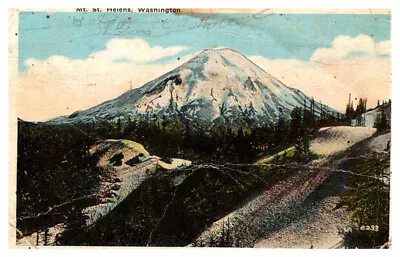 Postcard MOUNTAIN SCENE Mt. St Helens Washington WA AP4717 • $2.99