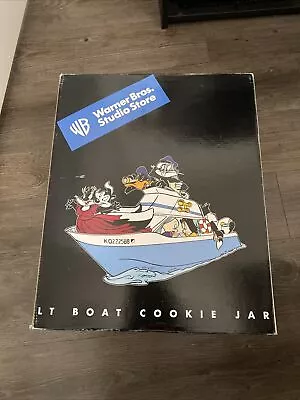 Warner Bros 2000 Looney Tunes LT Boat Cookie Jar NIOB • $125