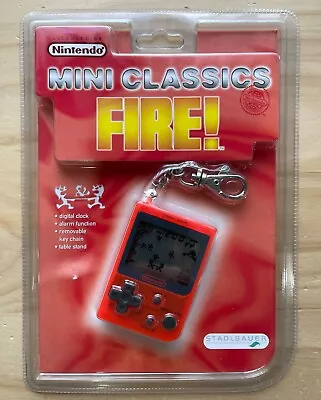 1998 Nintendo Mini Classics - Fire Keychain Game & Watch Super Rare! • $249