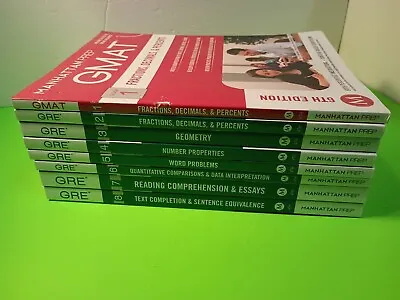 Manhattan Prep GMAT Strategy Guides: 1-8 Only GMAT Strategy Guide Set • $29.99