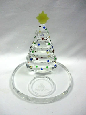 $19.95 • Buy Party Lite Sparkle Lite Crystal Christmas Tree Tealight Holder - With Box