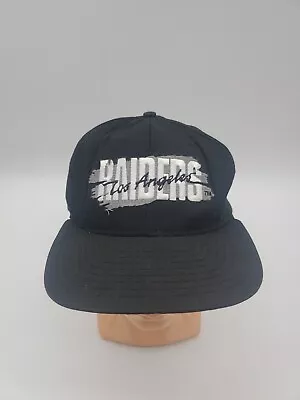 Vintage Los Angeles Raiders Hat Cap Mens Snapback USA Football New Era • $15