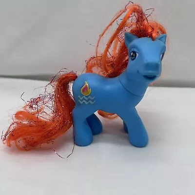 Waterfire My Little Pony Turquoise Blue MLP G3 2004 Fire And Water Cutie Mark • $12.99