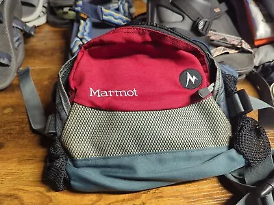 Marmot Outdoor Waist Fanny Pack Belt Bag Tactical  Red Adjustable Strap • $30