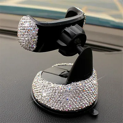 Bling Crystal Car Phone Mount With One More Air Vent Base Cell Phone Holder New • $12.45