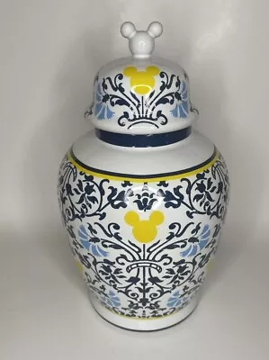 Indigo Mickey Collection Vase With Lid  • $65
