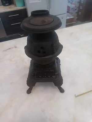 Antique Miniature Cast Iron Spark Potbelly Stove Grey Iron Casting Co Mt. Joy PA • $185