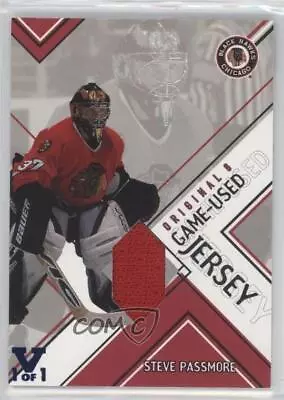 2003-04 Original Six Chicago Blackhawks ITG Vault Purple 1/1 Steve Passmore 2d8 • $23.54