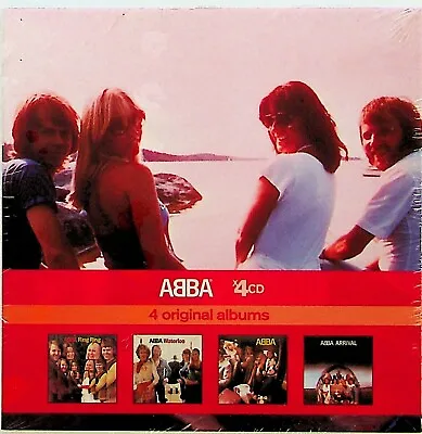 ABBA- 4 Original Albums 4-CD Box Set NEW Ring Ring/Waterloo/Self Titled/Arrival • £14.99