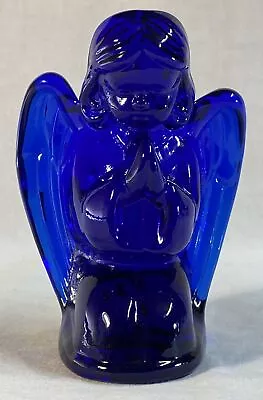 Mosser Art Glass Praying Angel In Cobalt • $17.49