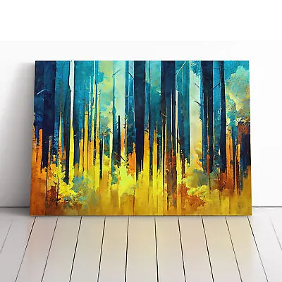 Special Abstract Forest Vol.4 Canvas Wall Art Print Framed Picture Home Decor • $31.02