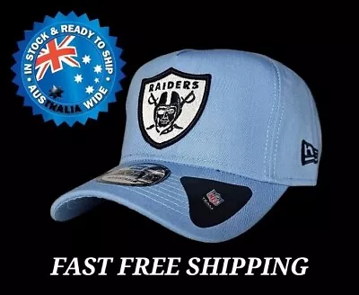 Oakland Las Vegas Raiders Nfl New Era 9forty Light Blue Cap Hat La Ny Nba Bulls  • $36.95