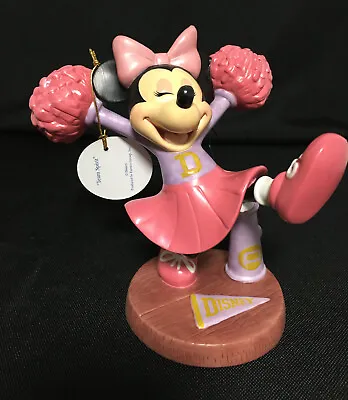 Enesco Disney Mickey & Friends Minnie Mouse Cheerleader Rare Figurine 4004036 • $35