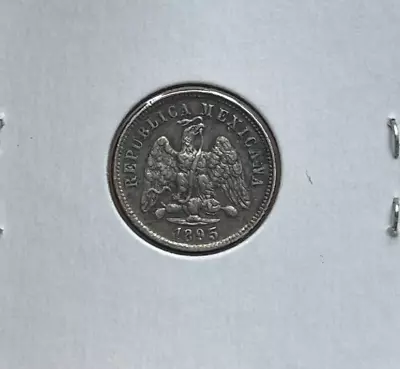 1895 Ga S Mexico 10 Centavos - Silver • $40