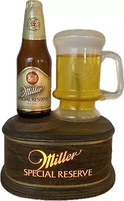 Miller Special Reserve Bar Light Beer Glass Bubbler Motion • $185