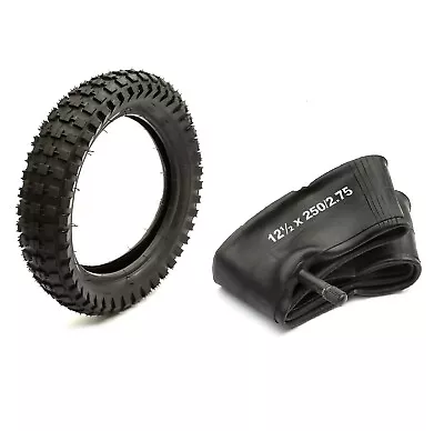 Pram Buggy Pushchair Knobbly Tyre & Inner Tube 12.5 X 2.75 12 X 2.25 12.5 X 2.50 • £14.49