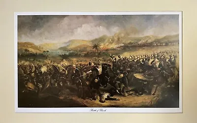 Charge Of The 17th Lancers At The Battle Of Ulundi. Zulu War Mounted Print. • £25