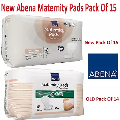 Abena Premium Maternity Pads 15-Piece 30 Piece Packs Disposable Sanitary Pads UK • £7.83