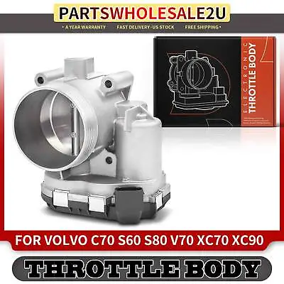 Electronic Throttle Body With Actuator For Volvo C70 S60 S80 V70 XC70 8677658 • $83.99