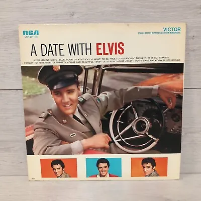 Elvis Presley - A Date With Elvis - 12  Vinyl LP Record Album - LSP-2011(e) - VG • $24.85