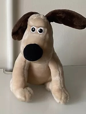 Gromit Dog Wallace & Gromit 10 Plush Cuddly Soft Plush 1989 Vintage-vivid Vgc! • £9.99