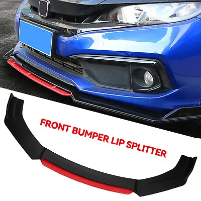 Front Bumper Lip Splitter Body Kit For Golf VW MK5 MK6 MK7 GTI R CI Mate Black • $41.99