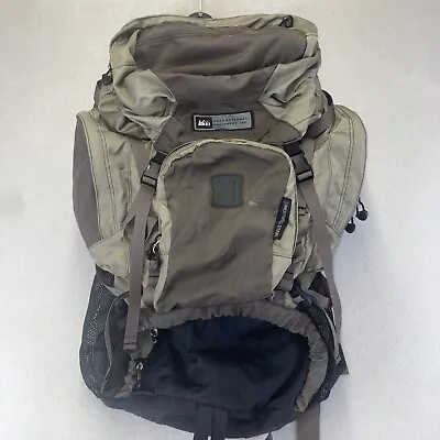 REI Morning Star Hiking Back Pack Size Small 65L Brown Black With Frame • $55