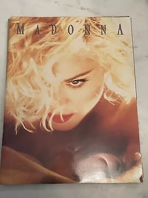 MADONNA Blond Ambition World Tour Program Japan Photo 1990 Mint Condition • $150