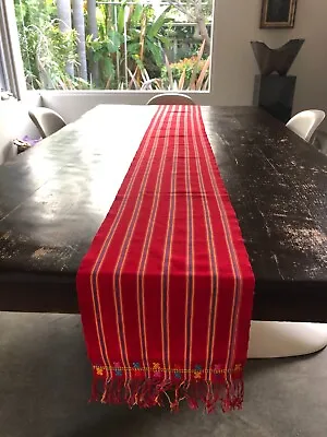 Handmade Table Runner Made By Artisans In Chiapas Mexico • $45