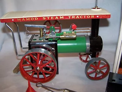 Vintage Mamod Traction T.E.1A Steam Engine Tractor W/ Misc. Accessories • $249.95