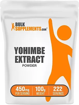 BulkSupplements Yohimbe Extract Powder 100g - 450 Mg Per Serving • $14.96