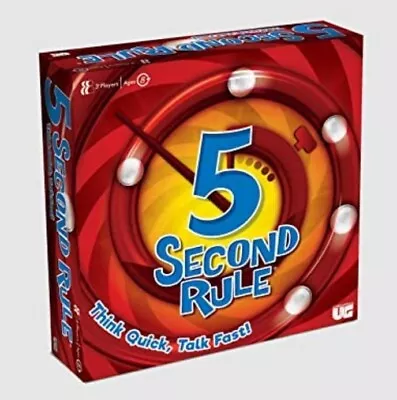 University Games 5 Second Rule Board Game NEW AND SEALED • $20.33