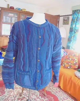 Emaroo Coogi Style Vintage Large Mens Cardigan • $105